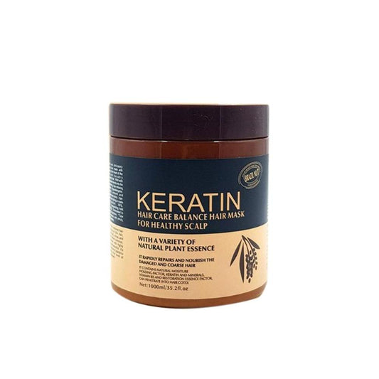 Keratin Hair Mask 1000ml For Damaged Hair Repair & Frizz Control